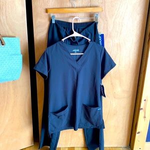 Jockey nurse uniform top and pants